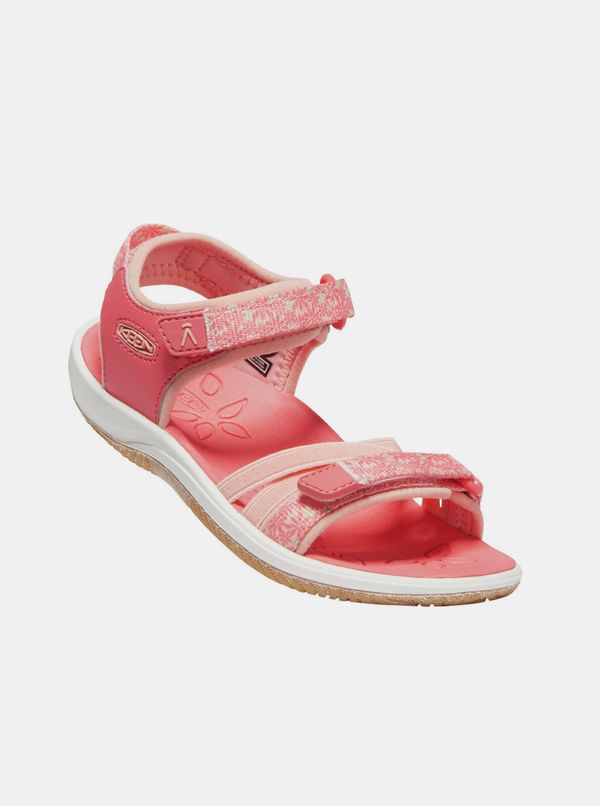 Keen Pink Girly Flowered Sandals Keen - Girls