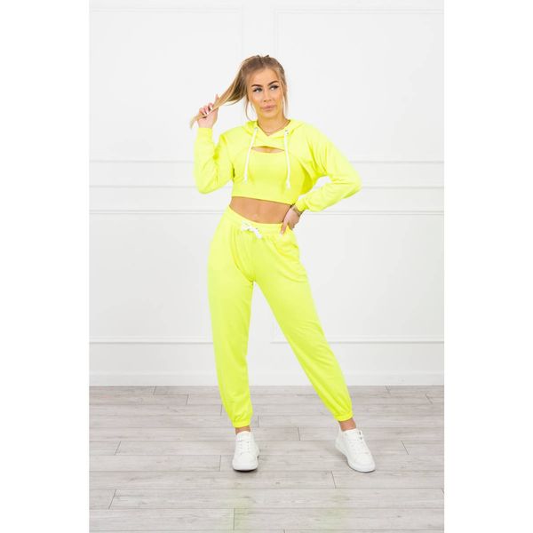 Kesi 3-piece cotton set yellow neon