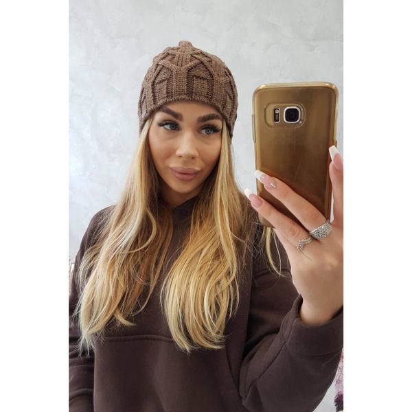 Kesi Cap with fleece Sonia K201 brown