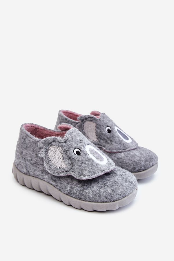 Kesi Children's slippers Befado Koala 620P001 Grey