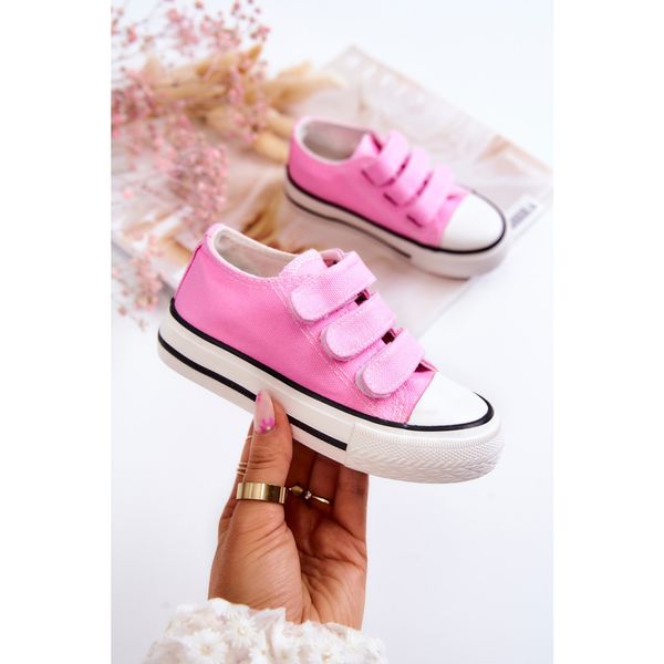 Kesi Children's Sneakers With Velcro Pink Bernie