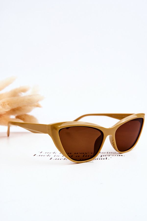 Kesi Fashion Sunglasses Cat Eye V090169 Dark Beige