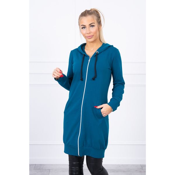 Kesi Hooded dress with a hood marine