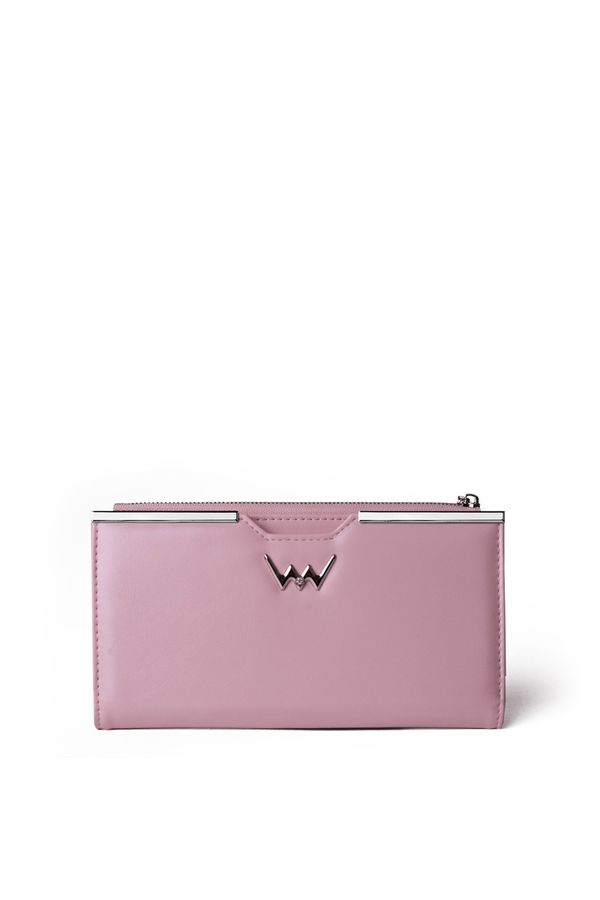 Kesi Large wallet with clasp Light pink Nadine