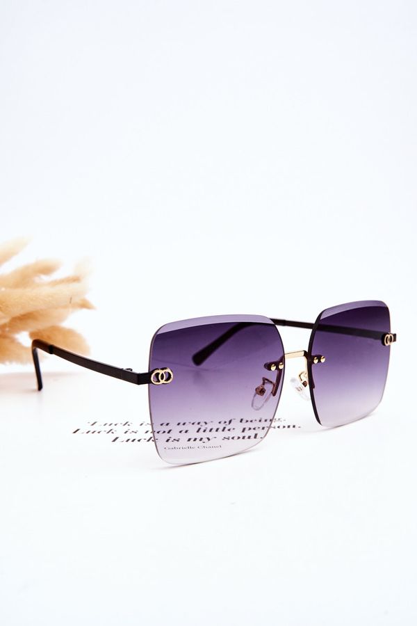 Kesi Large Women's Sunglasses 400UV E4721 Gradient Black