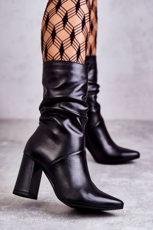 Kesi Leather high heels Laura Messi 2560 Black