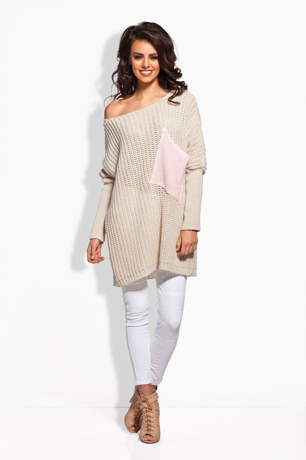 Kesi Lemoniade Woman's Sweter LS166 -Powder Pink