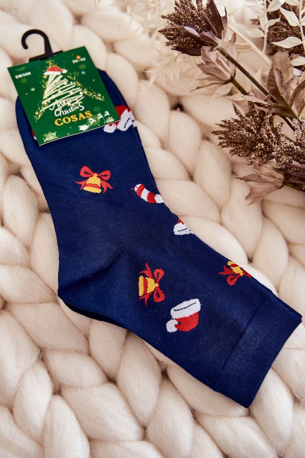 Kesi Men's Christmas Socks Cosas Navy blue