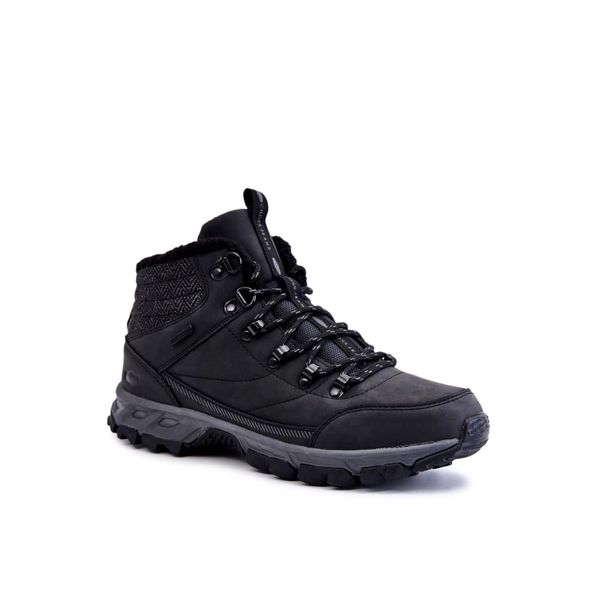 Kesi Men's Warm Boots Trekking Shoes Cross Jeans KK1R4022C Black