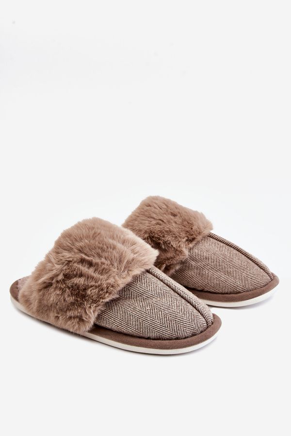 Kesi Men's warm slippers Grey Marcus