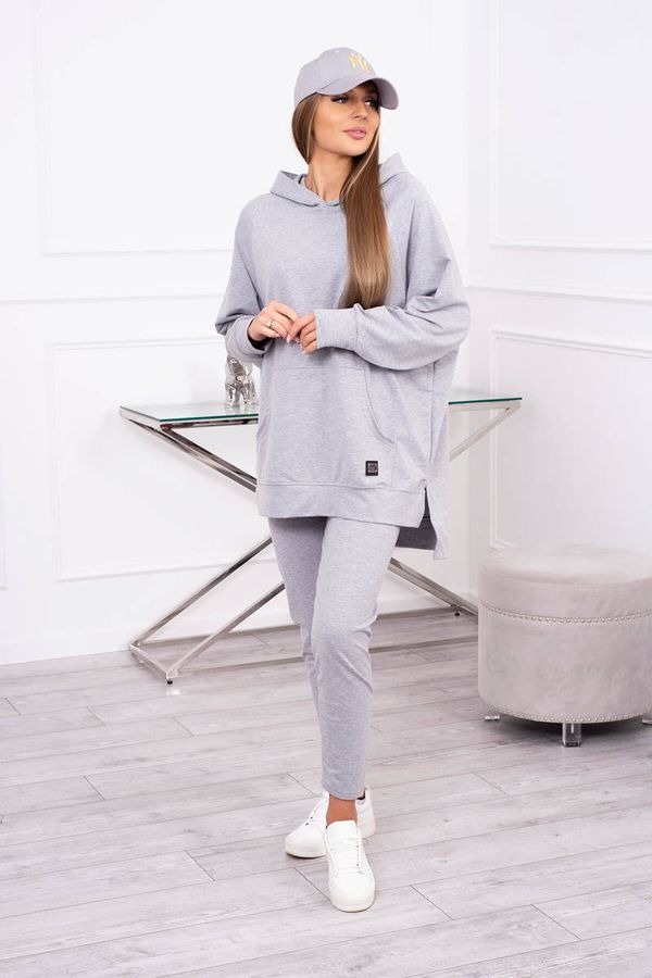 Kesi Set with sweatshirt in gray