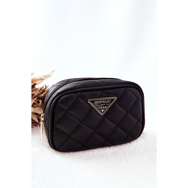 Kesi Small Quilted Cosmetic Bag Monnari CSM0050-020 Black