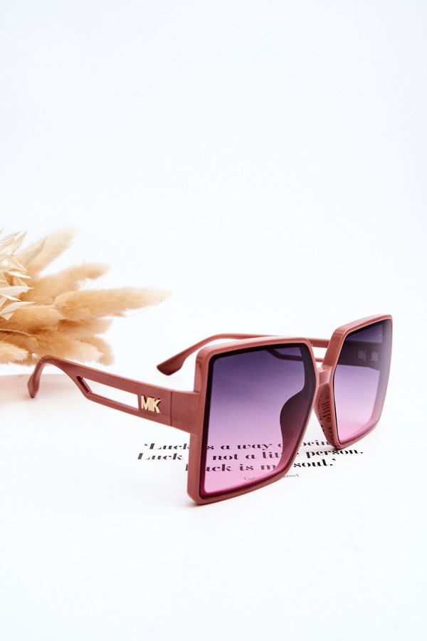 Kesi Square Sunglasses M2376 dark pink