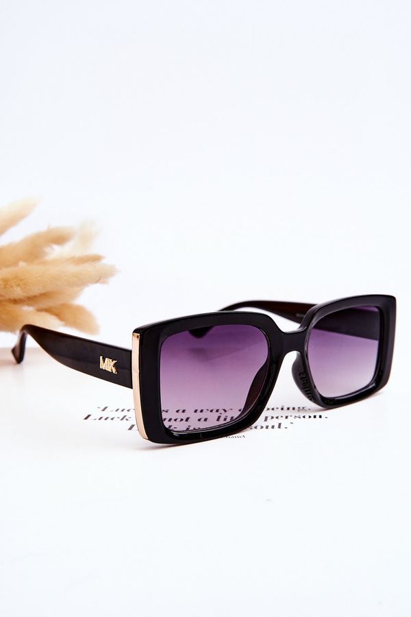 Kesi Sunglasses with decoration M2366 Black gradient purple