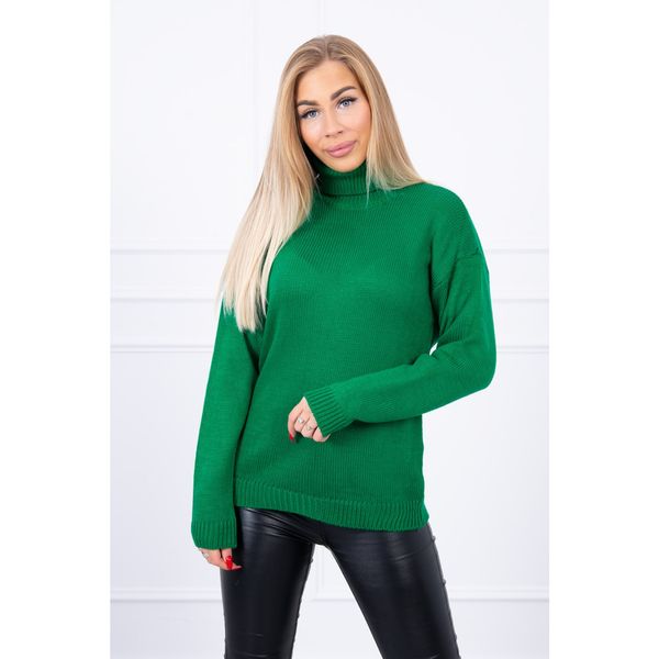 Kesi Sweater with a turtleneck light green