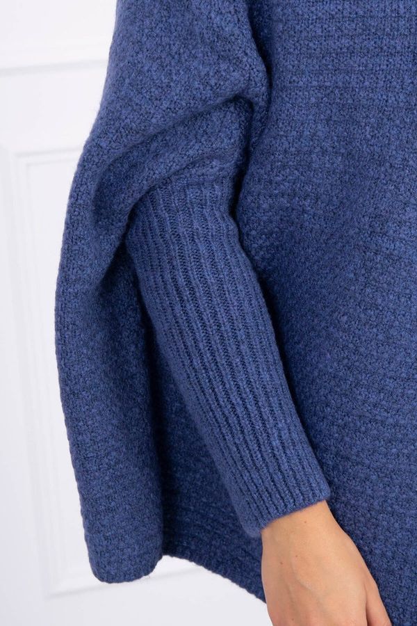 Kesi Sweter z kapturem z dżinsami z rękawem batwing