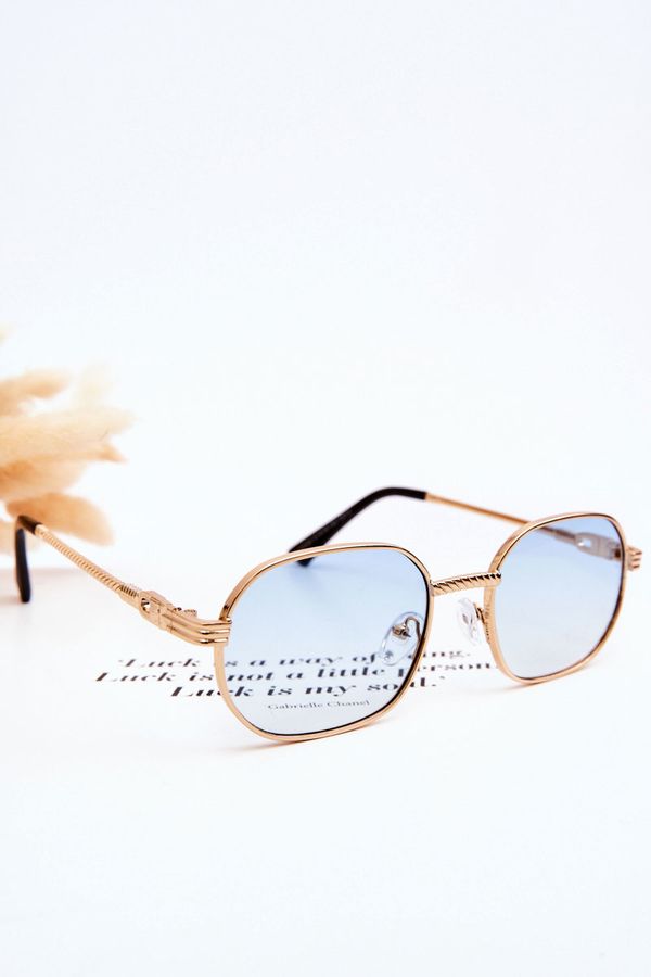 Kesi Trend Sunglasses Ful Vue V160049 Gold-Blue