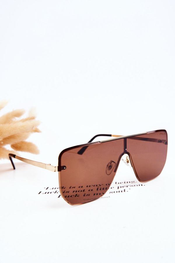 Kesi Trendy Sunglasses 400UV Prius V310 Golden-Brown