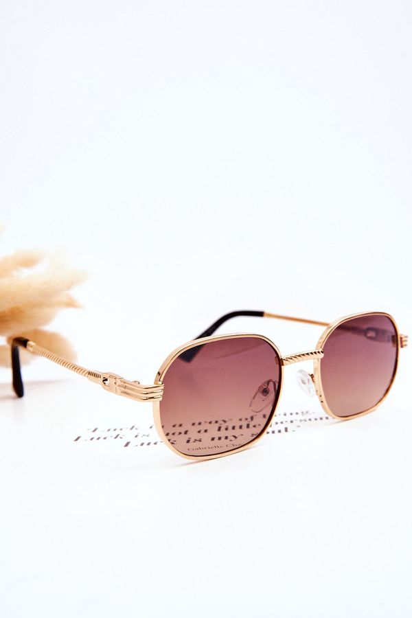 Kesi Trendy Sunglasses Ful Vue V160049 Golden-Brown