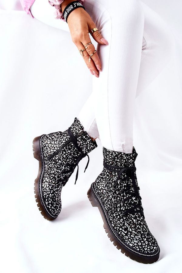Kesi Women's Ankle Boots Maciejka Monochrome 01609-48