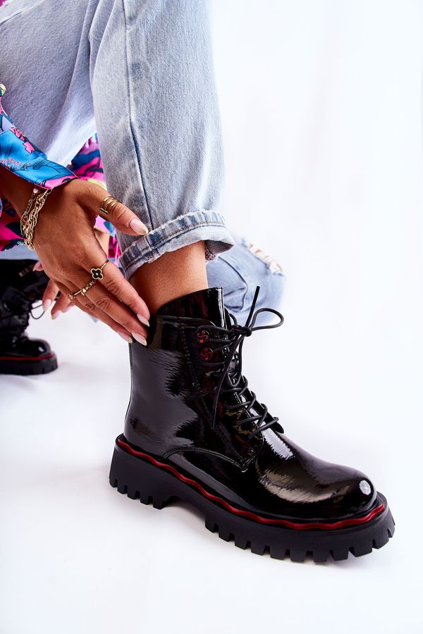 Kesi Women's boots knotted Black Sherill