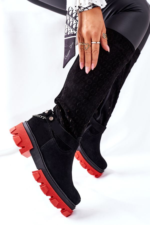 Kesi Women's Boots Lewski Suede Black Suede 2866