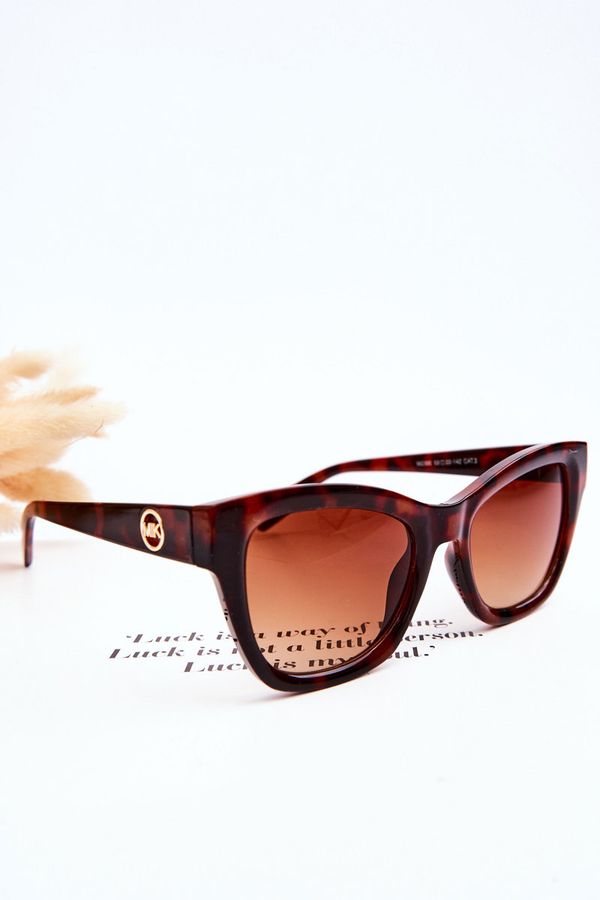 Kesi Women's Classic Sunglasses M2390 Marbled Brown