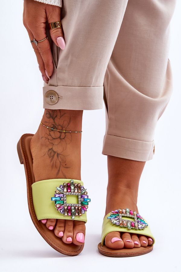 Kesi Women's Fashion Sandals with Green Halsey