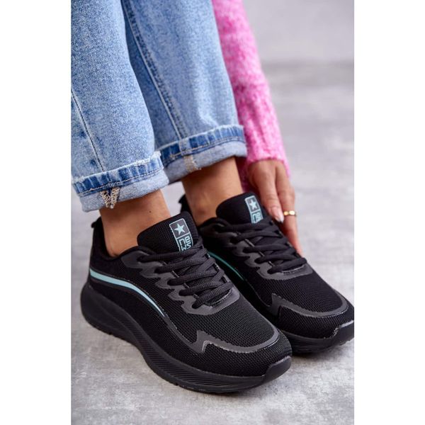 Kesi Women's Fashionable Sport Shoes Sneakers Black Ida