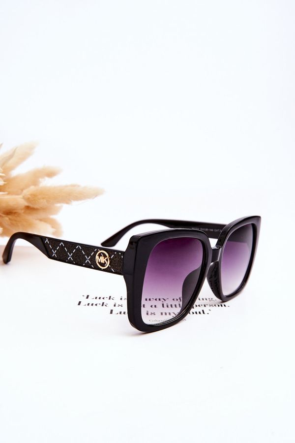 Kesi Women's Glitter Sunglasses M2354 Black