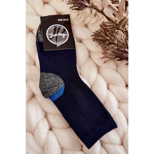 Kesi Women's High Cotton Socks Navy blue