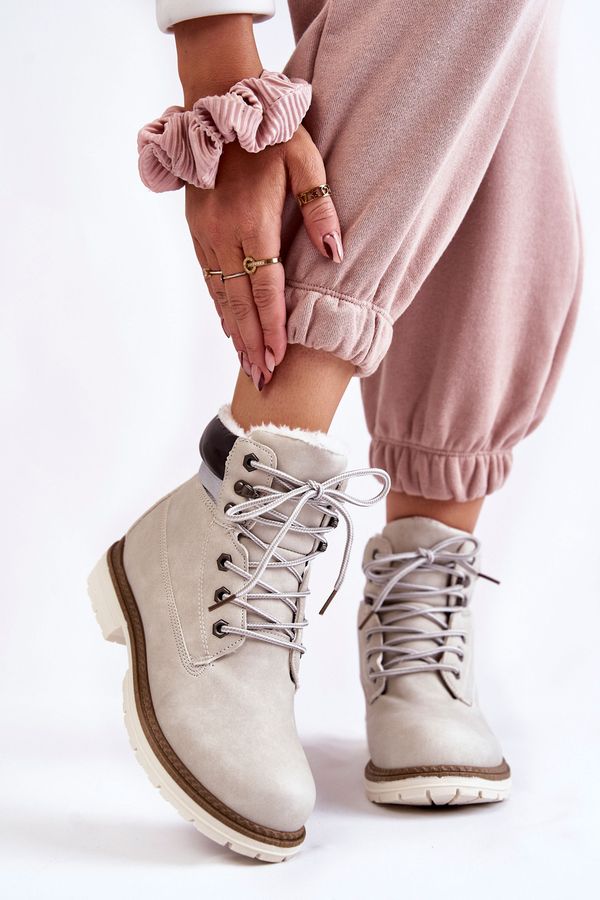 Kesi Women's insulated boots light gray Lonne