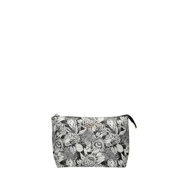 Kesi Women's Small Cosmetic Bag NOBO L0100-CM00 Black and White