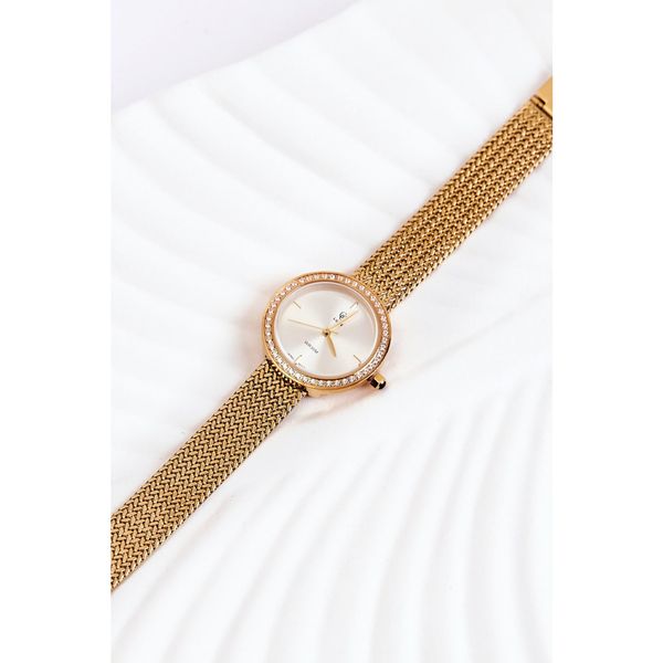 Kesi Women's Watch GG Luxe Gold With Silver Dial