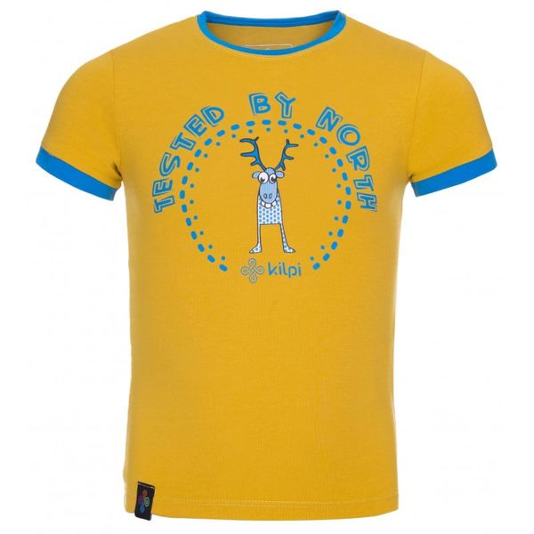 Kilpi Bawełniana koszulka chłopięka Mercy-jb żółta - Kilpi