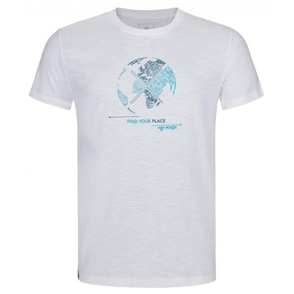 Kilpi Men's T-shirt Kilpi MODESTO-M WHITE - Kilpi