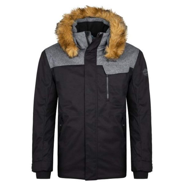 Kilpi Men's winter jacket Kilpi ALPHA-M BLACK