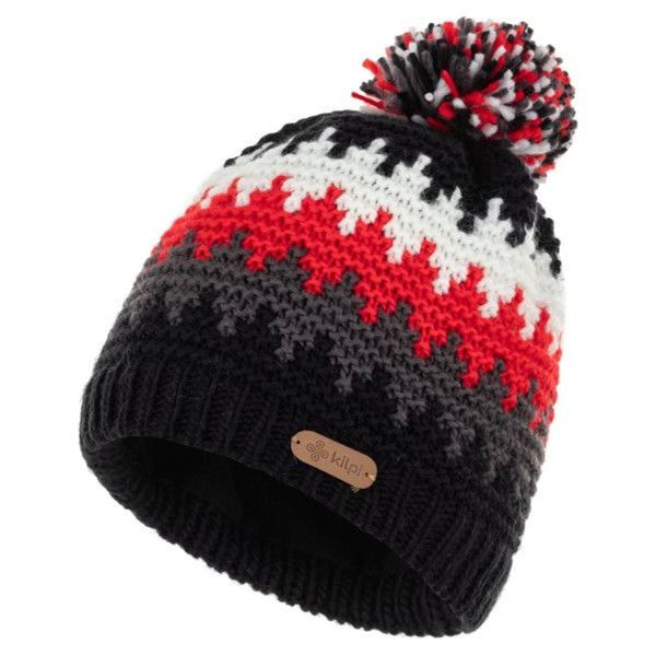 Kilpi Men's winter knitted hat Kilpi SKAL-M red