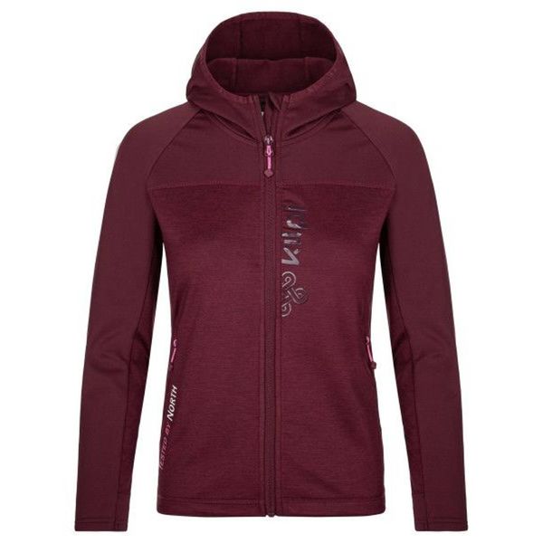 Kilpi Women's functional sweatshirt Kilpi LAYANA-W dark red