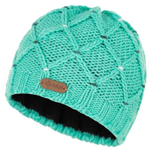 Kilpi Women's winter hat Kilpi CROCHY-W turquoise