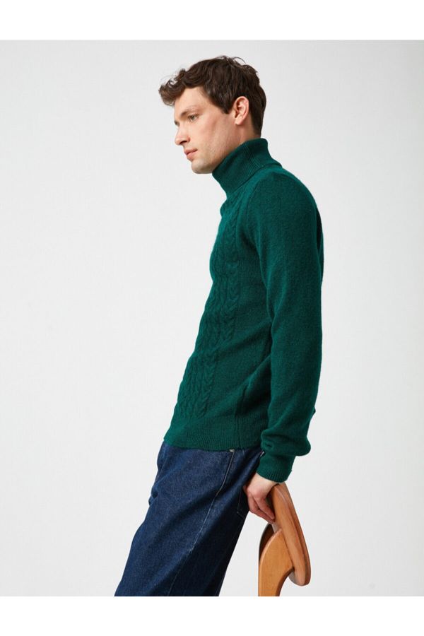 Koton Bluza męska z zielonym swetrem Koton