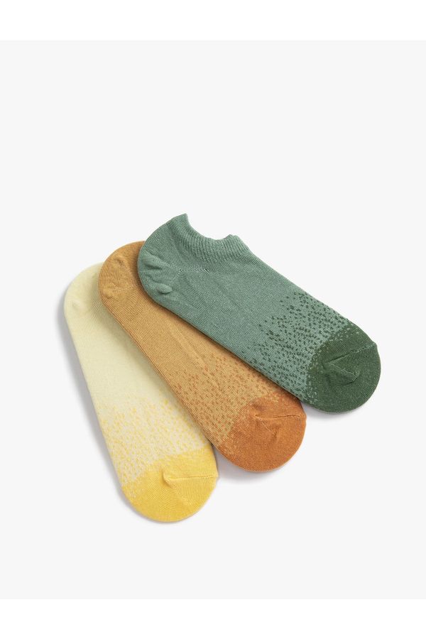 Koton Koton 3-Pack Booties Socks Set Patterned Multicolor
