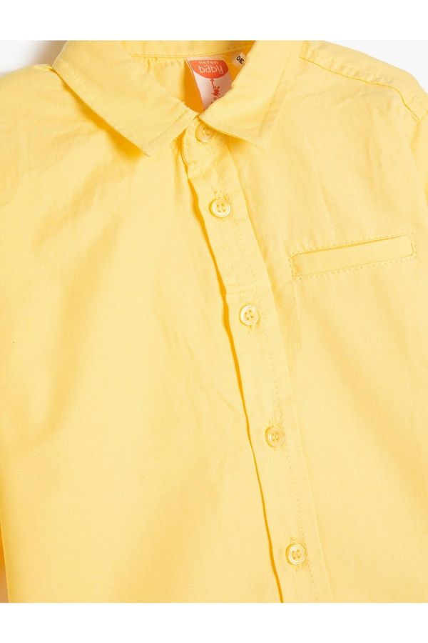 Koton Koton 3smb60057tw Boys Shirt Yellow