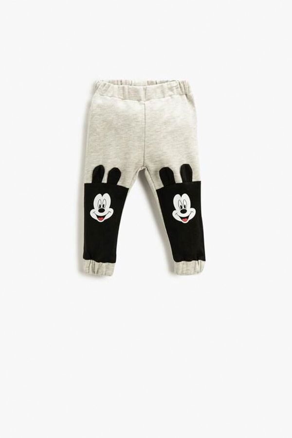 Koton Koton Baby Boy Mickey Mouse Licensed Printed Jogger Sweatpants 3wmb40015tk