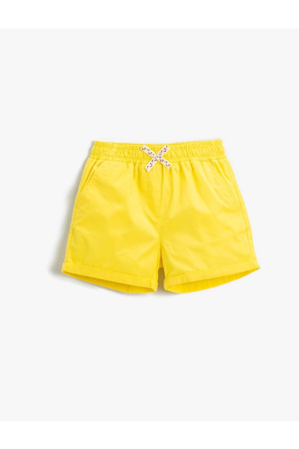 Koton Koton Basic Bow Shorts Cotton