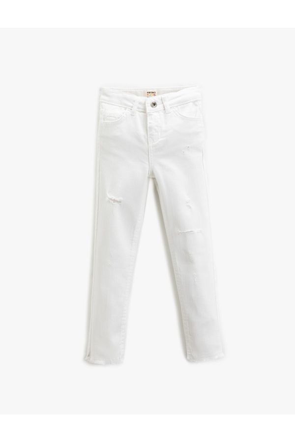 Koton Koton Basic Jeans 5 Pocket Slim Fit Worn