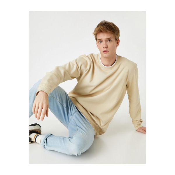 Koton Koton Basic Oversized Sweatshirt