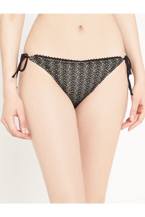 Koton Koton Bikini Bottom - Black - Geometric pattern