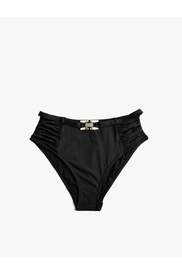 Koton Koton Bikini Bottom - Black - High Waist
