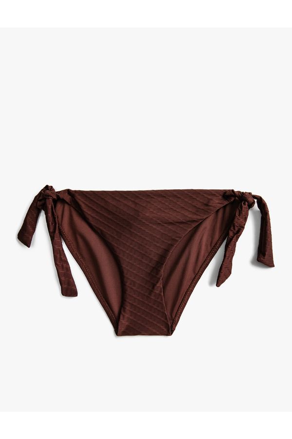 Koton Koton Bikini Bottom - Brown - Normal Waist